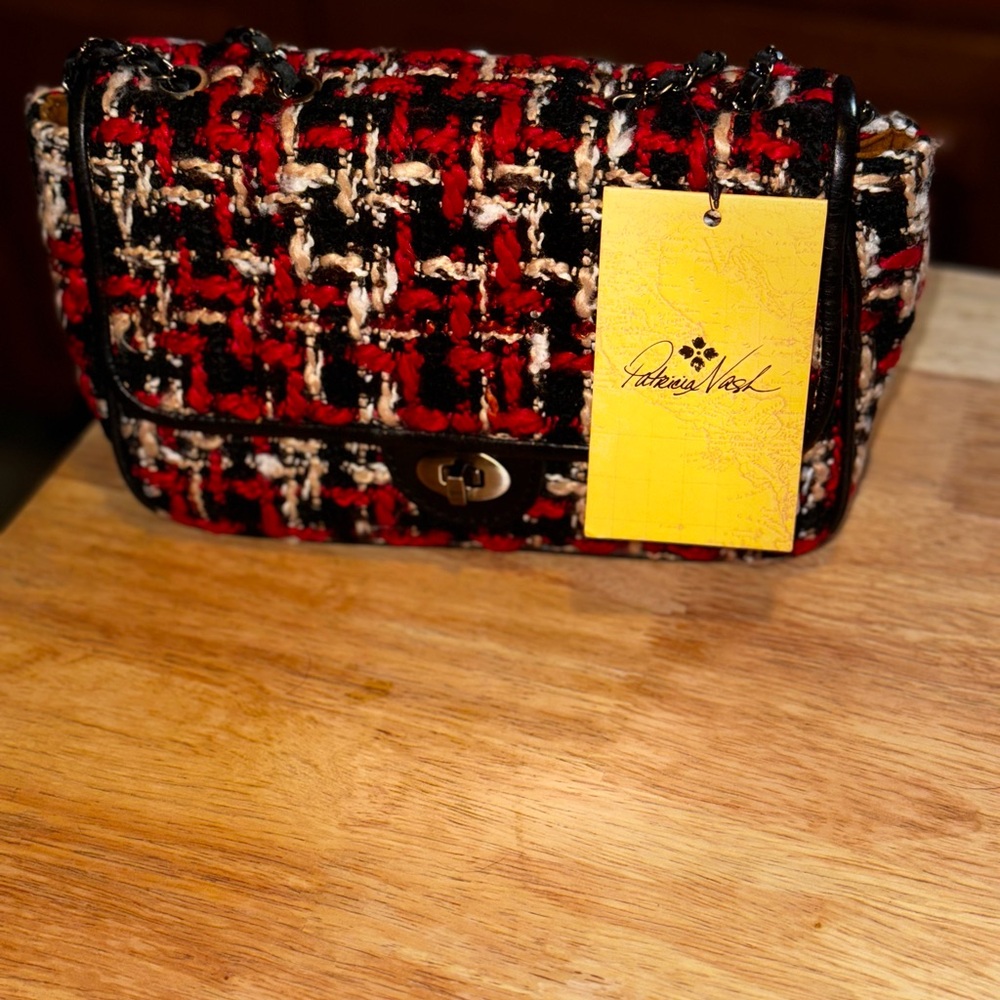 NWT- Patricia Nash Lorenza Shoulder Bag- Boucle Collection